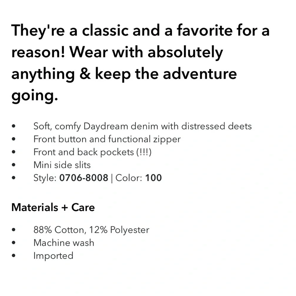 [Aerie] NWT Daydream Denim Short